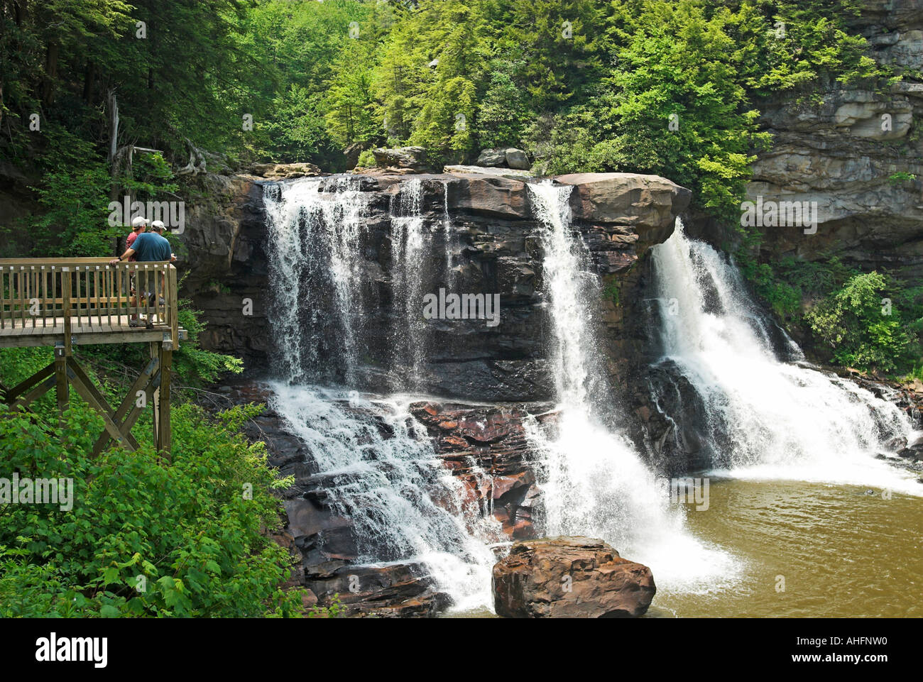 Blackwater Falls State Park near Davis, Tucker County, West Virginia, USA Stock Photo