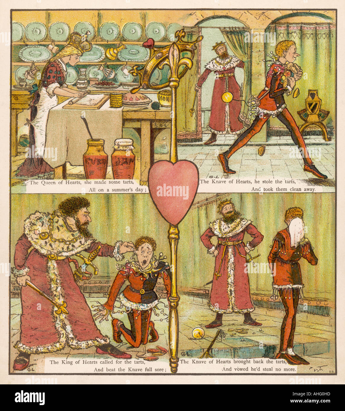 The Queen Of Hearts Stock Photo Alamy