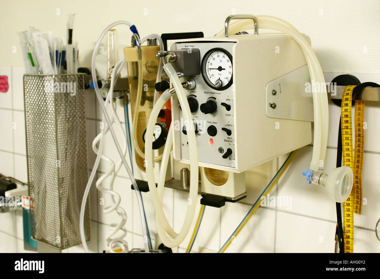 medical equipment for the care of a newborn baby Stock Photo - Alamy