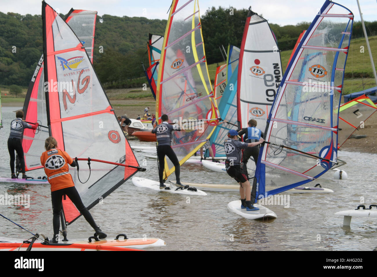 Old windsurfing board hires stock photography and images Alamy