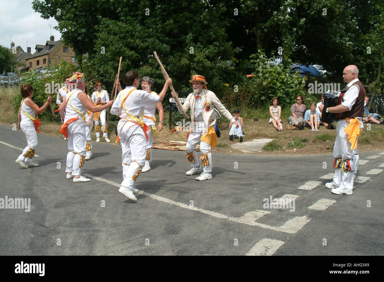 Owlswick Morris Hook Norton Festival of Fine Ales Hook Norton Oxfordshire England Stock Photo