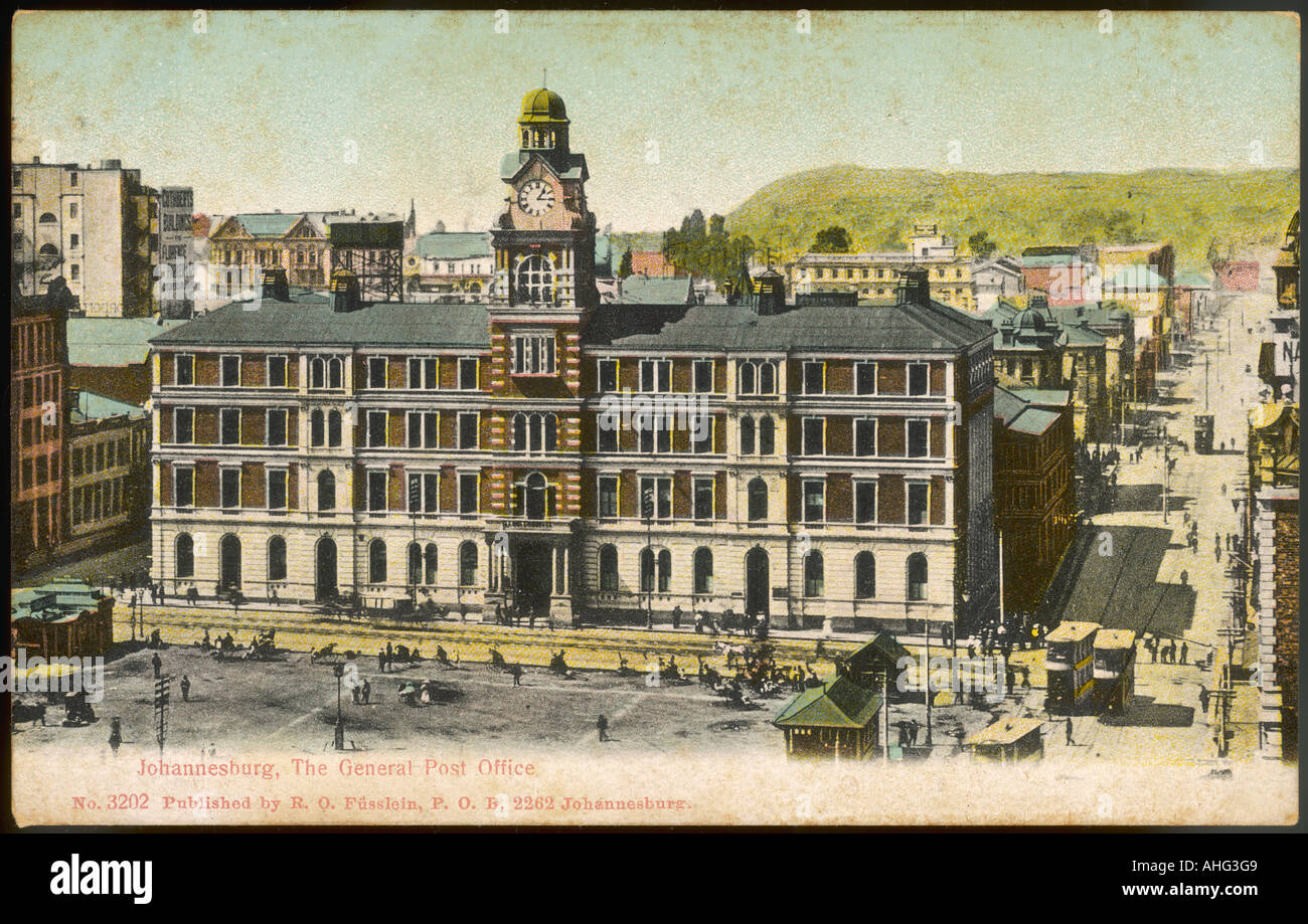 Johannesburg Post Office Stock Photo Alamy