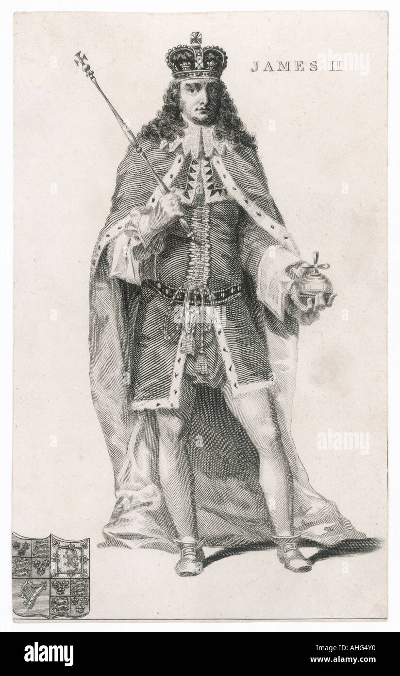 King James Ii Stock Photo - Alamy