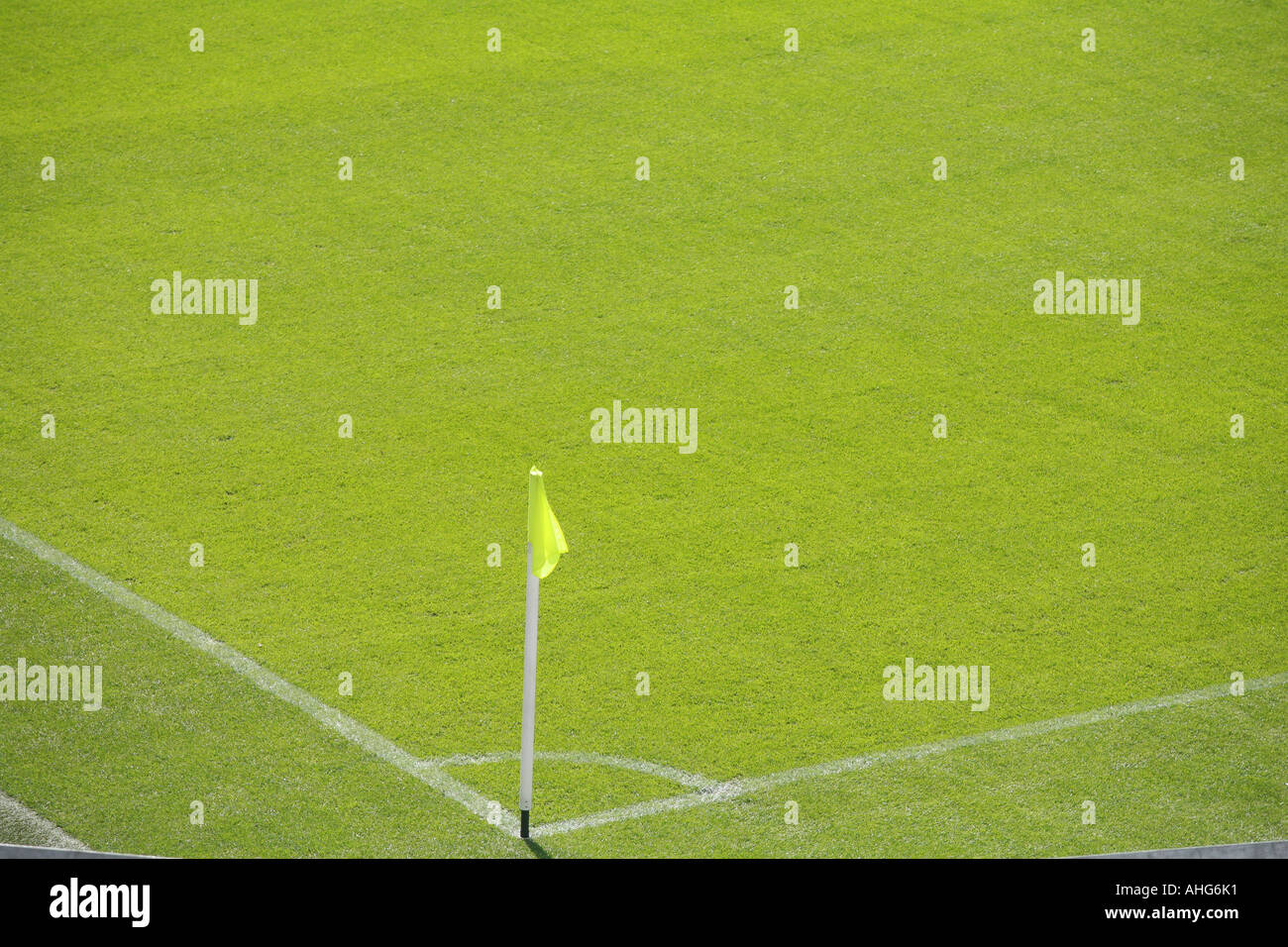 to make a corner kick Stock Photo Alamy