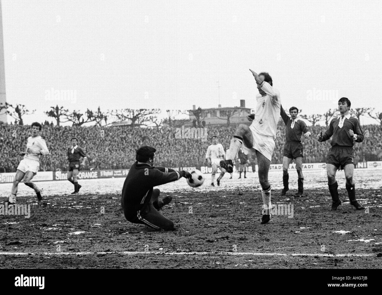 football, Bundesliga, 1969/1970, Wedau Stadium in Duisburg, MSV