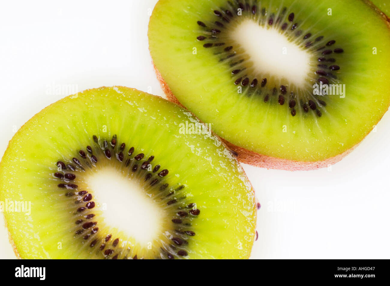 Green Kiwi Stock Photo