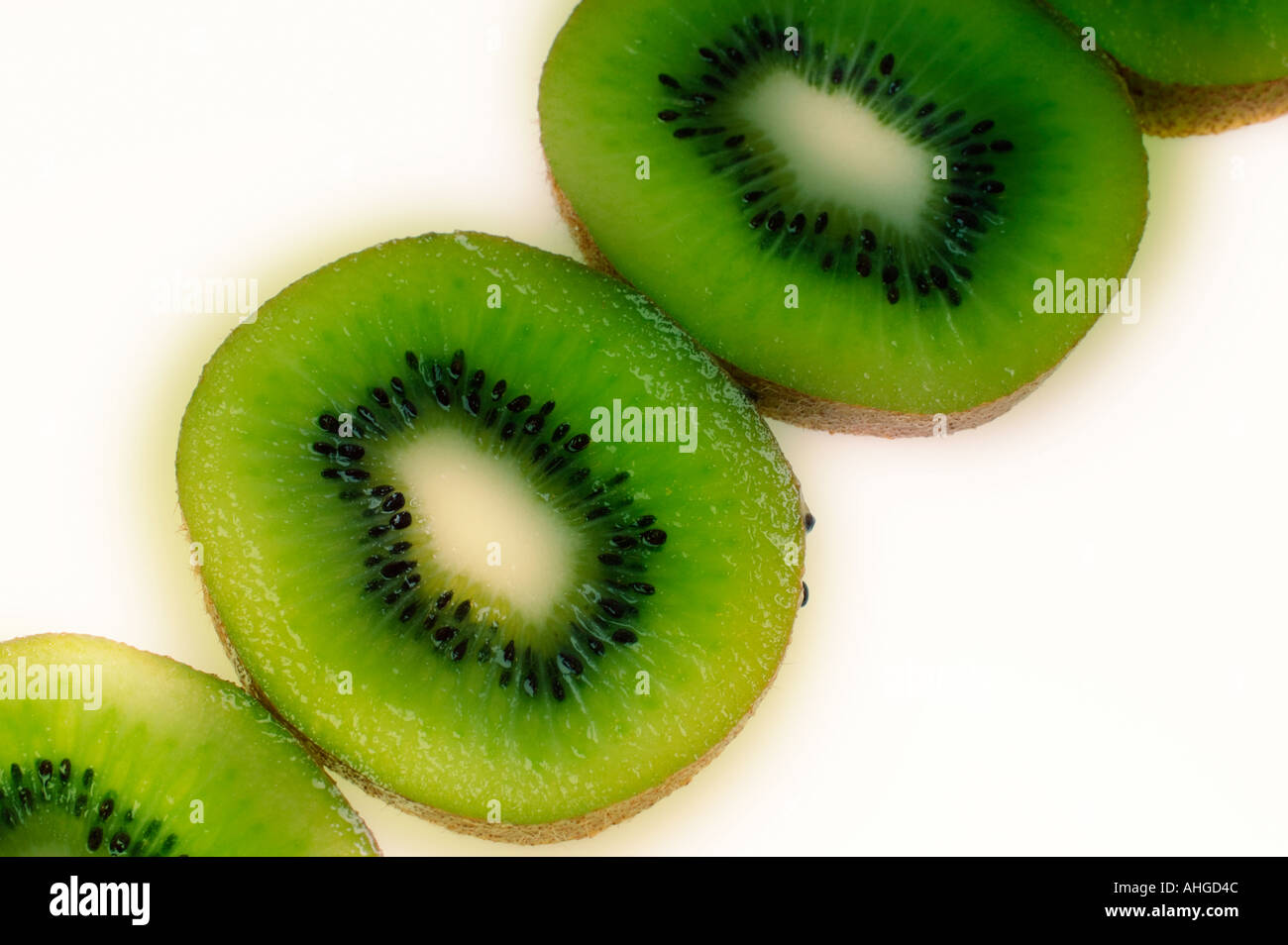 Green Kiwi Stock Photo