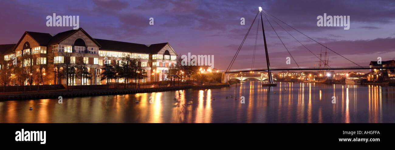 Stockton Riverside Stockton millennium bridge river tees hi-res stock photography and ...