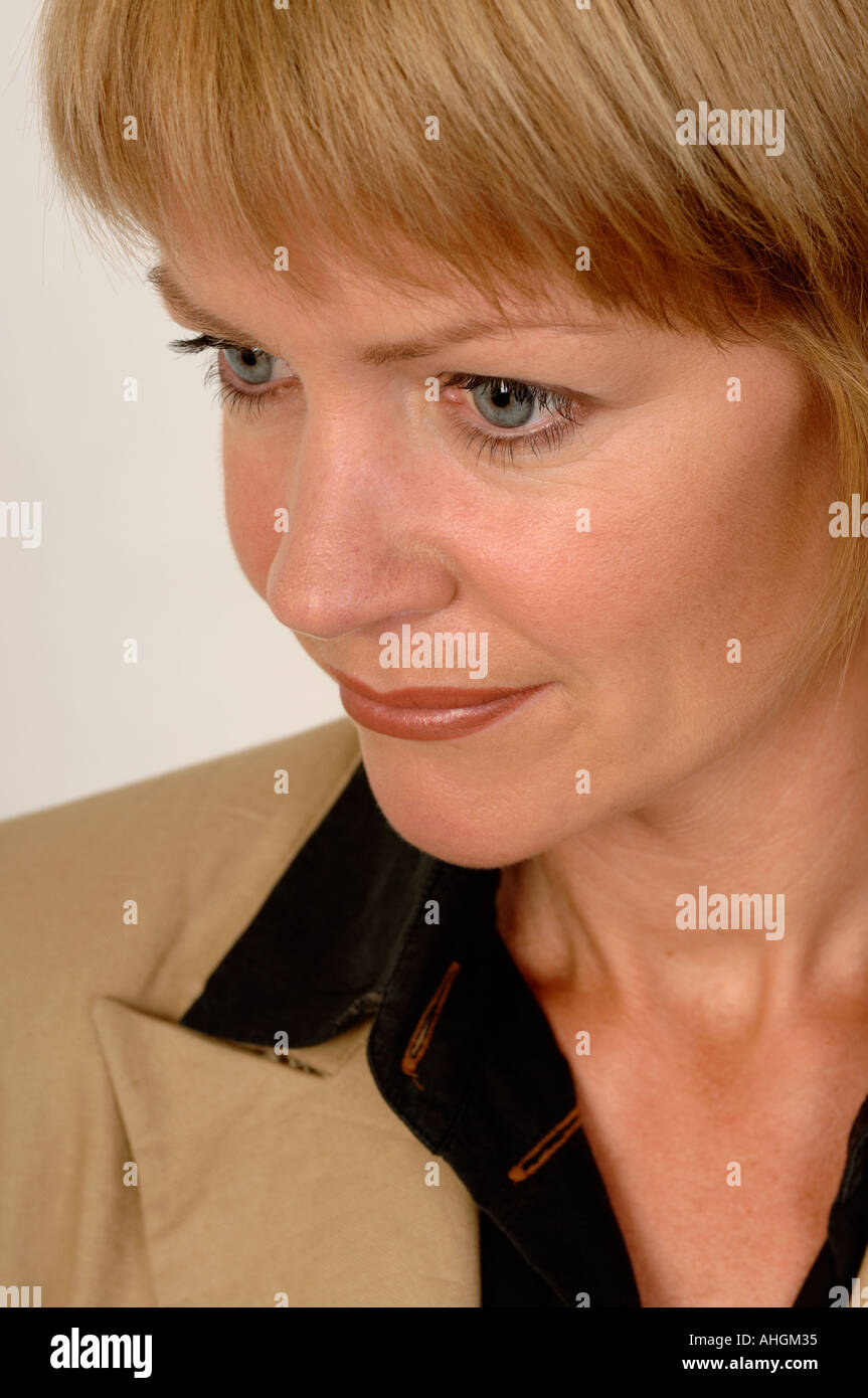 Business woman in suit hi-res stock photography and images - Alamy