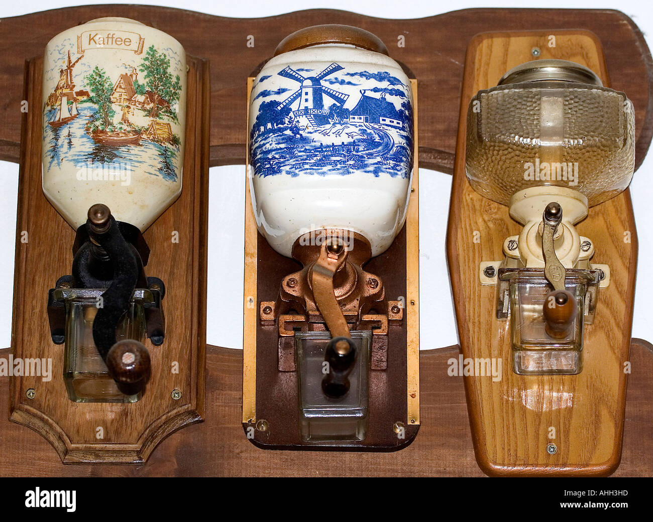 collection of coffee mills Stock Photo Alamy