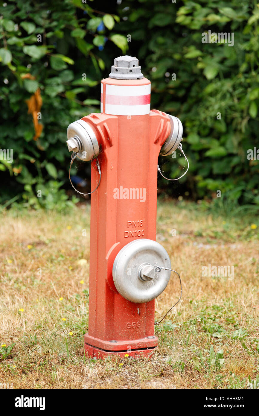 A red hydrant Stock Photo Alamy