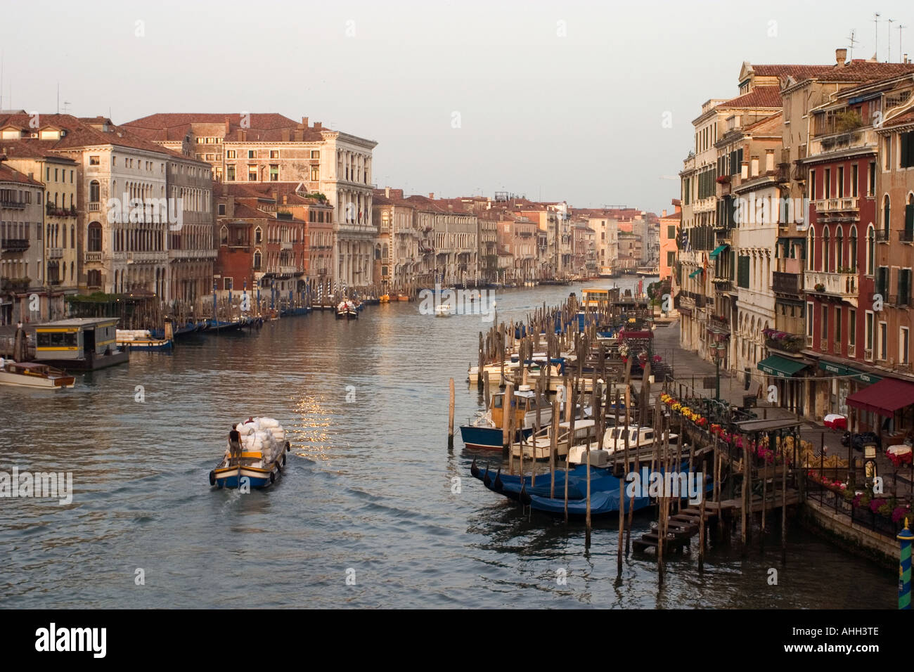 Venice cargo motorboat hi-res stock photography and images - Alamy