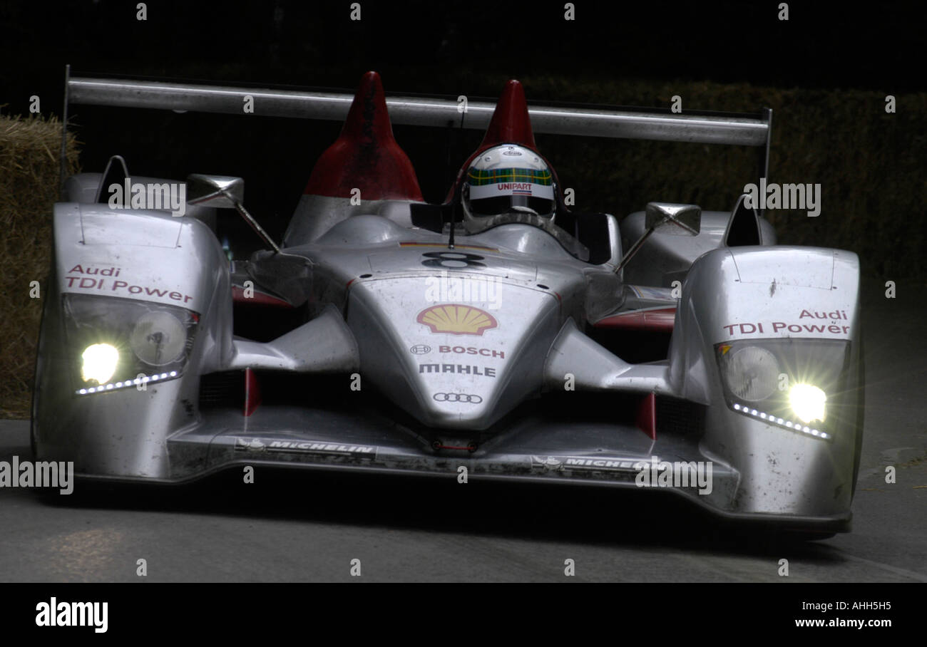 Audi R10 Endurance racer at Goodwood Festival of Speed 2006 Stock Photo ...