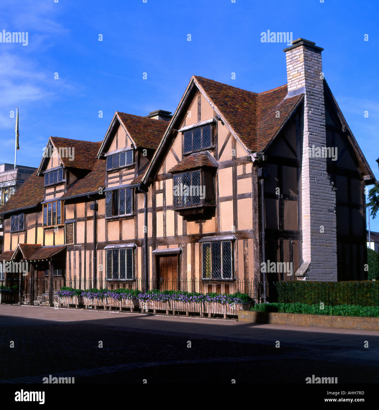 Shakespeare Birthplace Museum in Stratford Upon Avon Warwickshire Stock