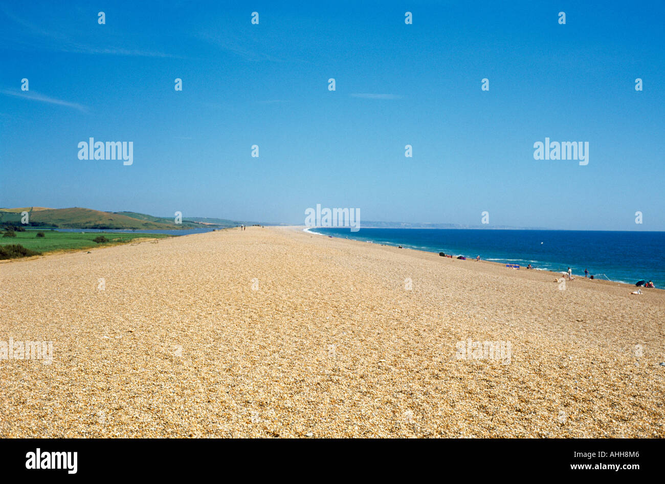ENGLAND Dorset Chesil Beach Stock Photo Alamy