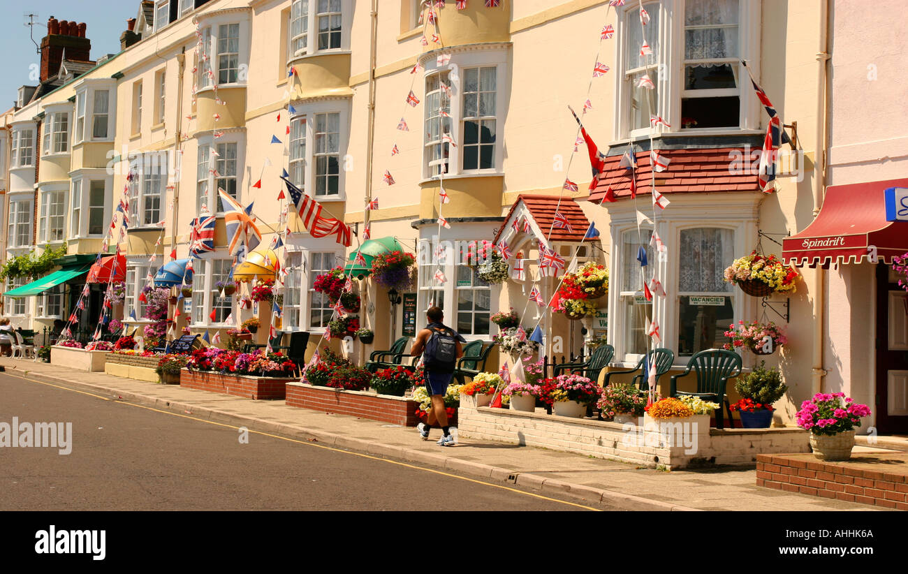 English guest houses weymouth dorset Stock Photo Alamy