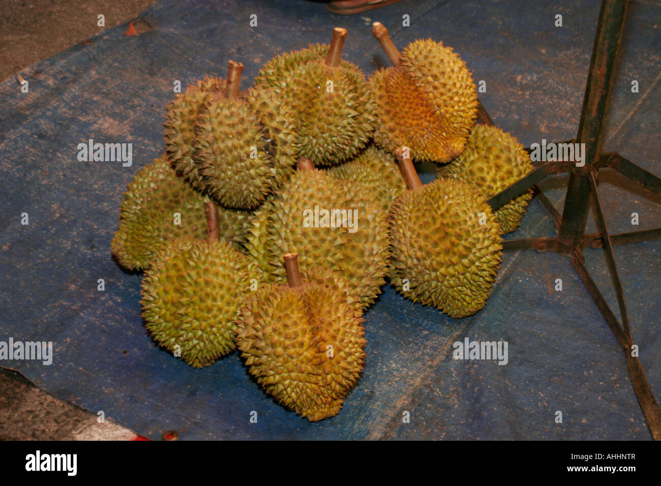 Durian fruit for sale at Market Stall in Langkawi Stock Photo Alamy