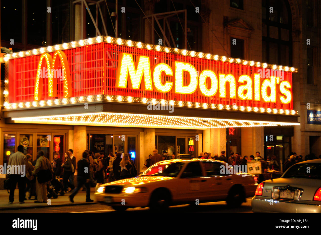 McDonald's restaurant in Times Square, Manhattan New York City USA Stock Photo