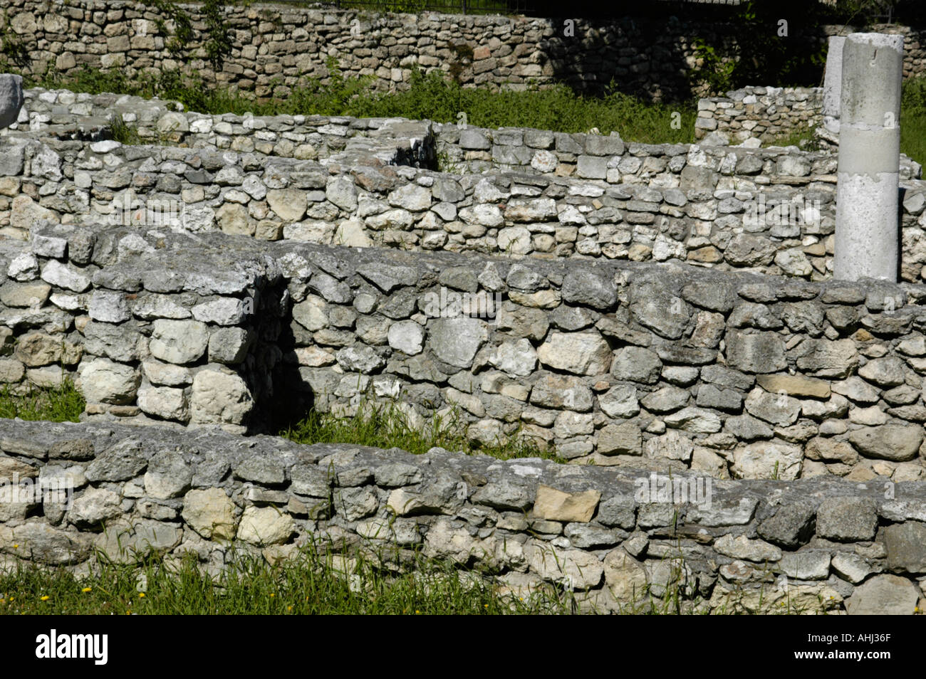 Constanta, ancient walls Stock Photo
