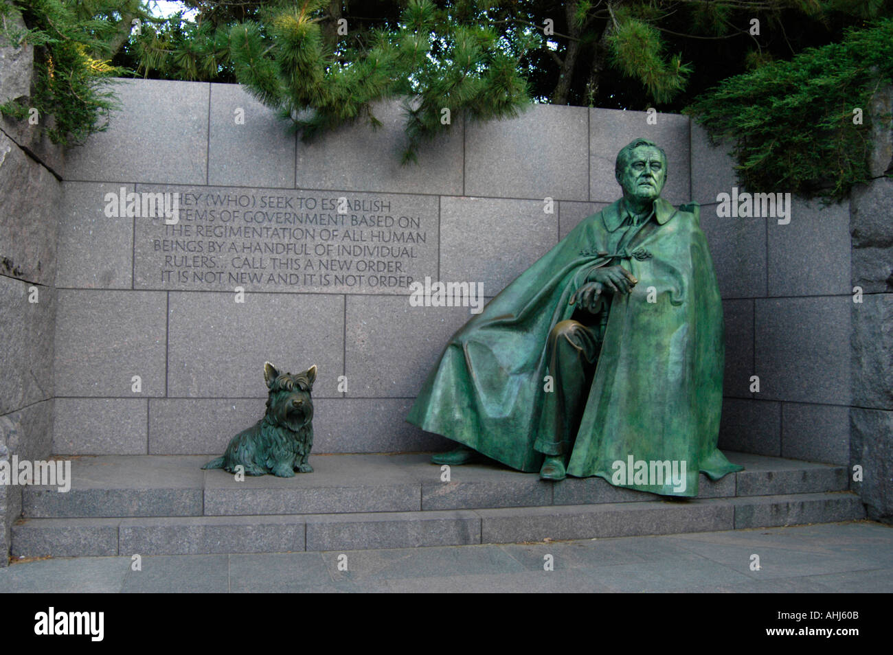 Franklin Delano Roosevelt Memorial Washington DC, USA Stock Photo