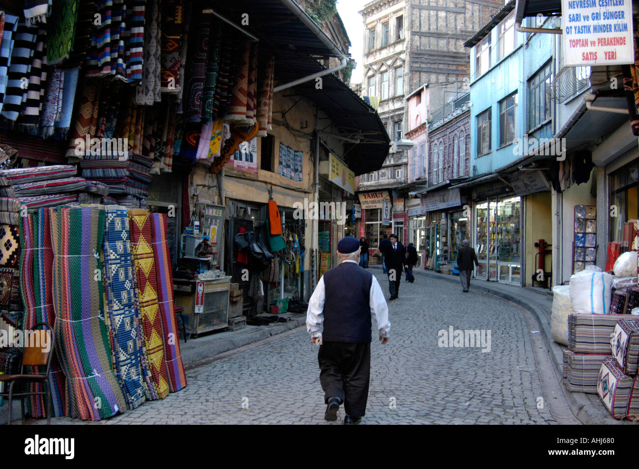 Old part of town, Istanbul Turkey Stock Photo