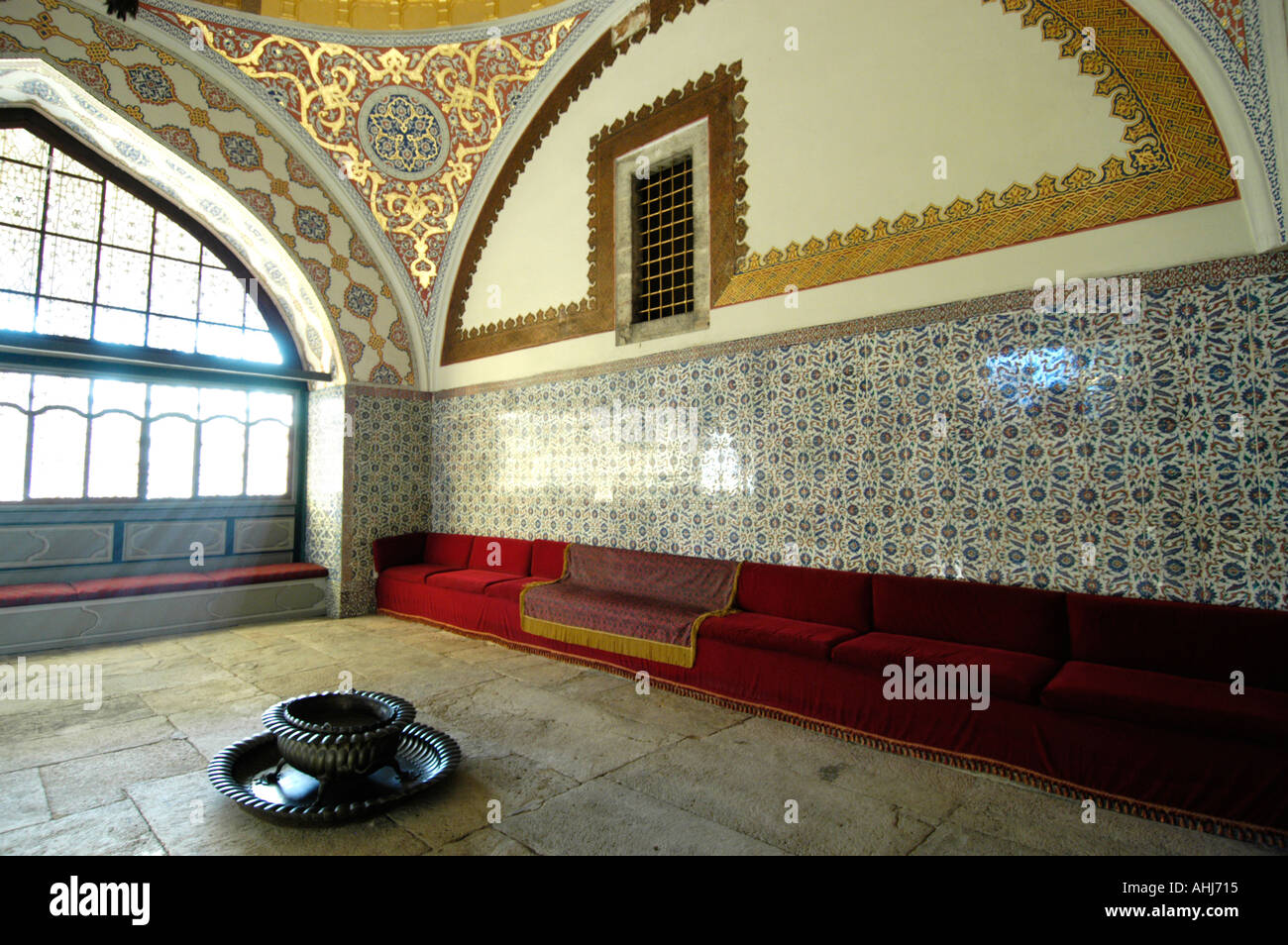 The Imperial Council Hall in the Topkapi Palace Museum Istanbul Turkey Stock Photo