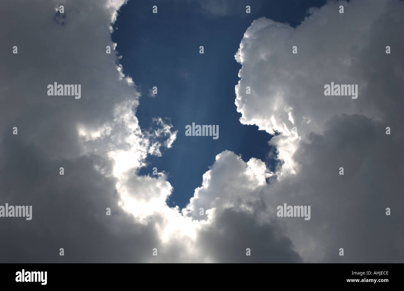 blue sky and clouds Stock Photo