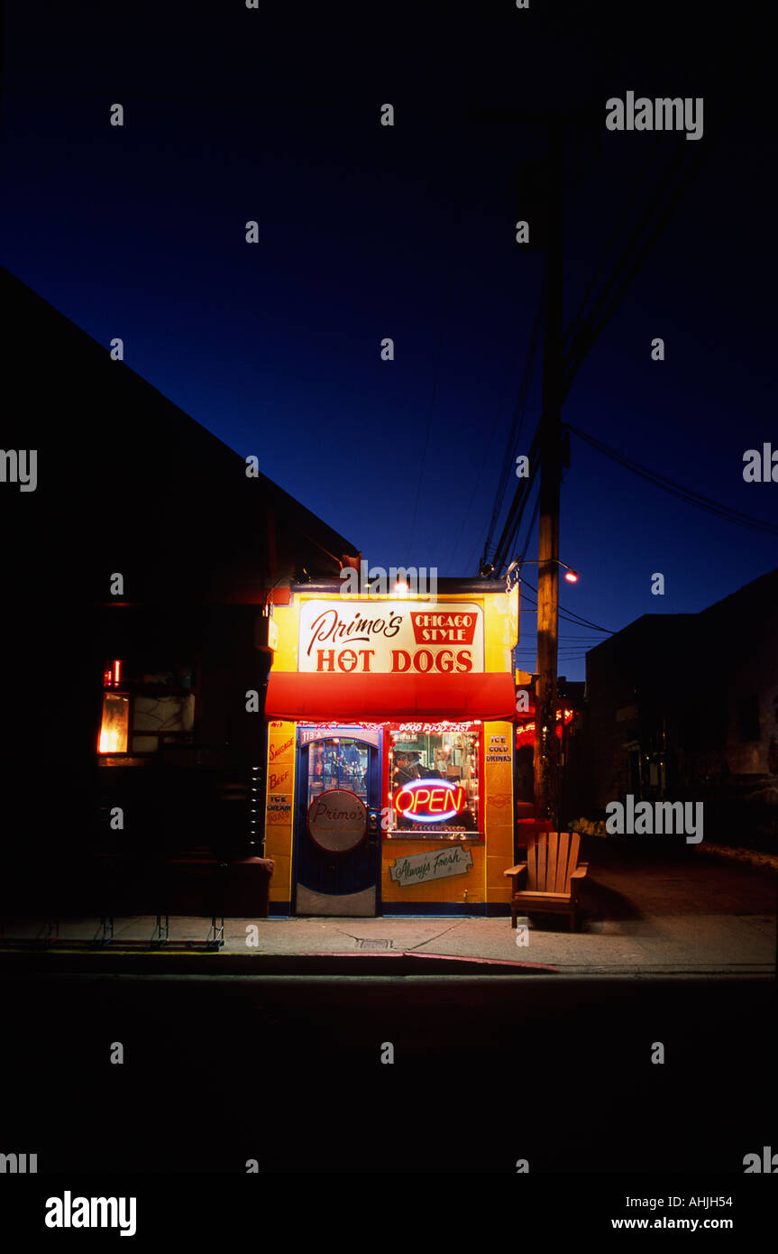 Primo's Hot Dogs, south San Francisco Street, Flagstaff, Arizona, USA