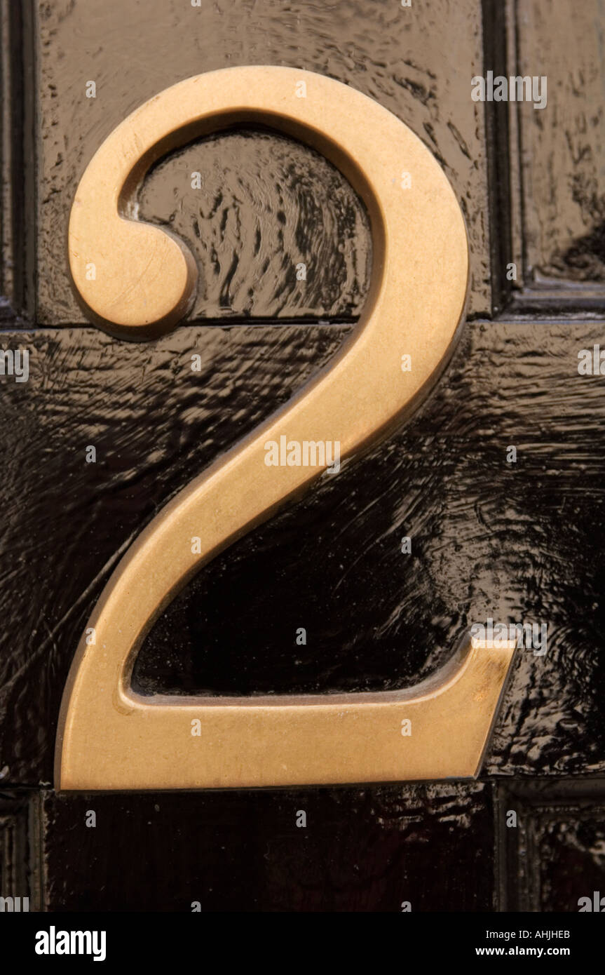The number 2 stock photo alamy