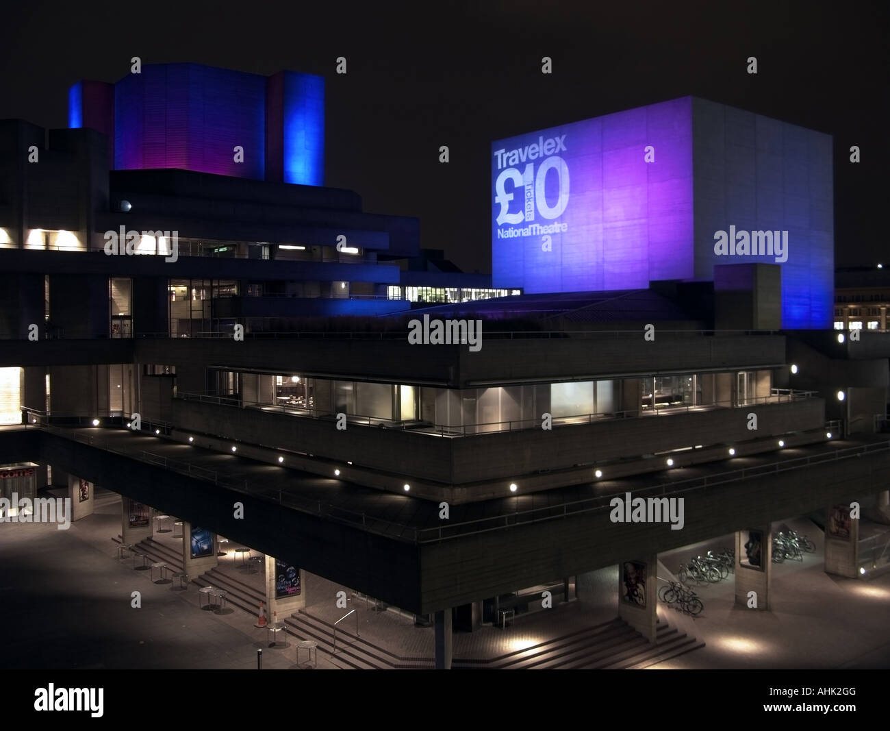 National Theatre, London, UK Stock Photo