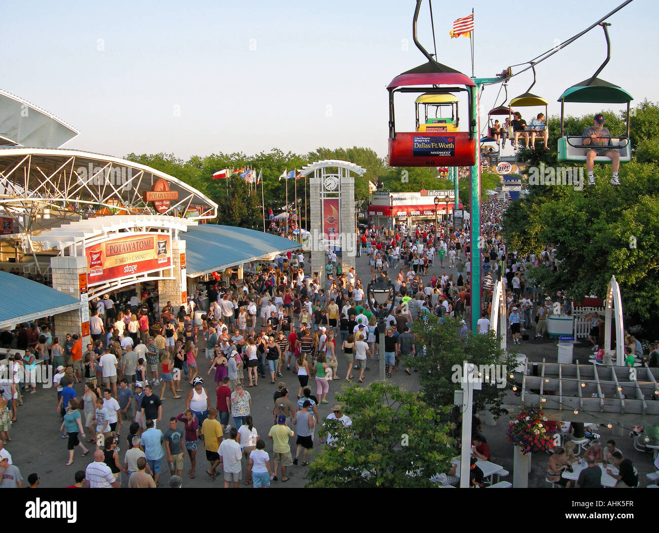 Summerfest Gondola in Milwaukee, Wisconsin Stock Photo Alamy