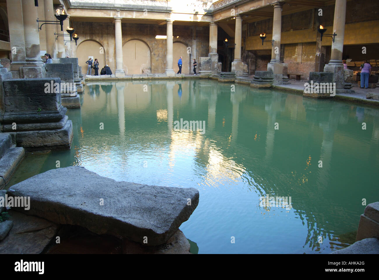 The Great Bath, Roman Baths, Bath, Somerset, England, United Kingdom