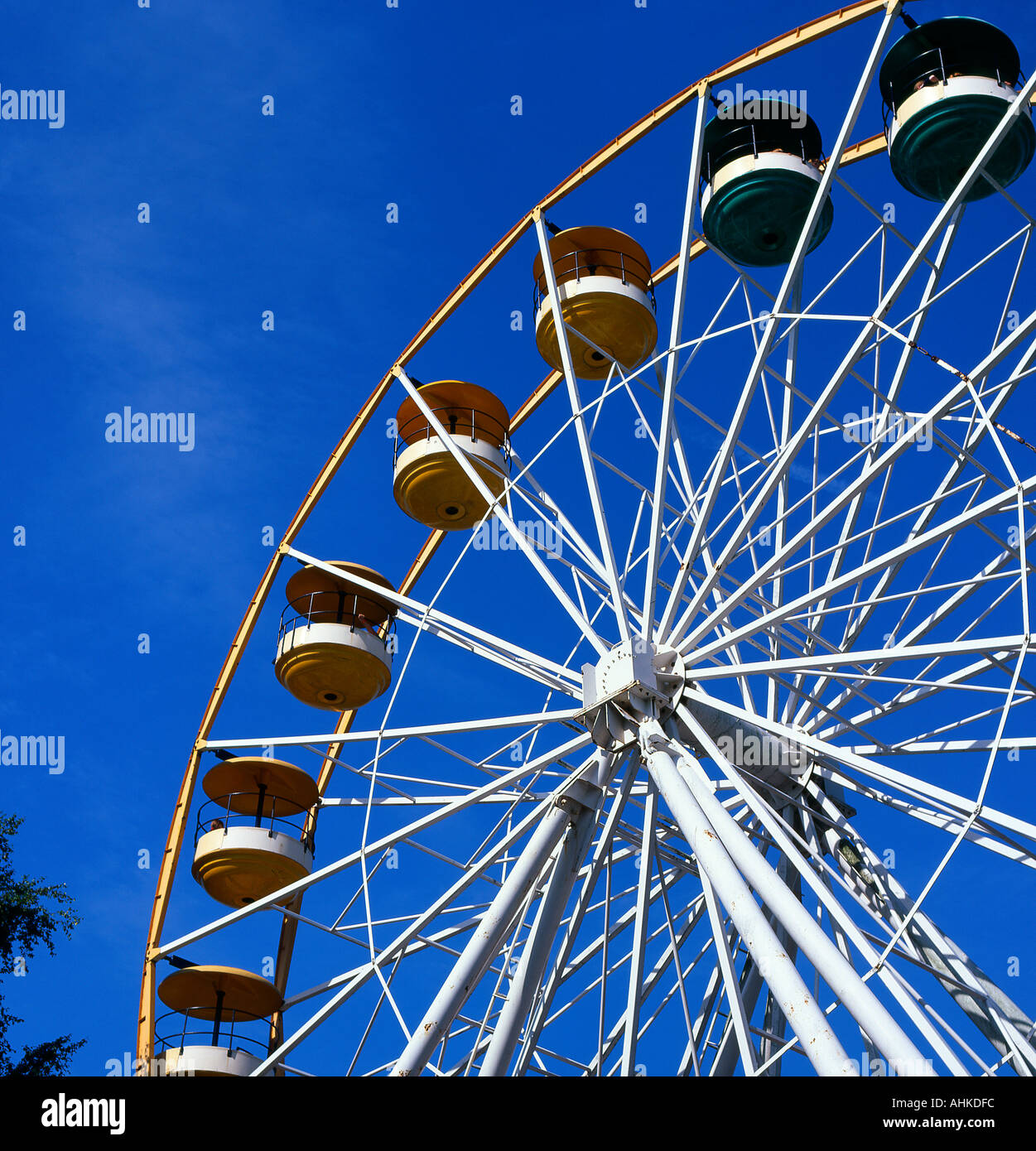 Ferris Wheel at Drayton Manor Theme Park Staffordshire in England Stock Photo