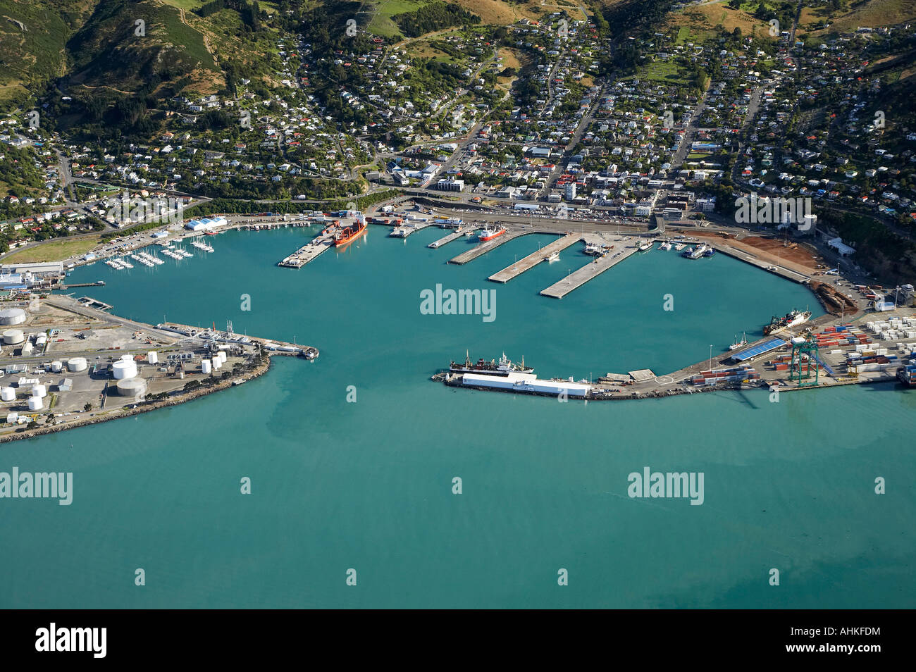 Port of Lyttelton Lyttelton Harbour Canterbury South Island New Zealand