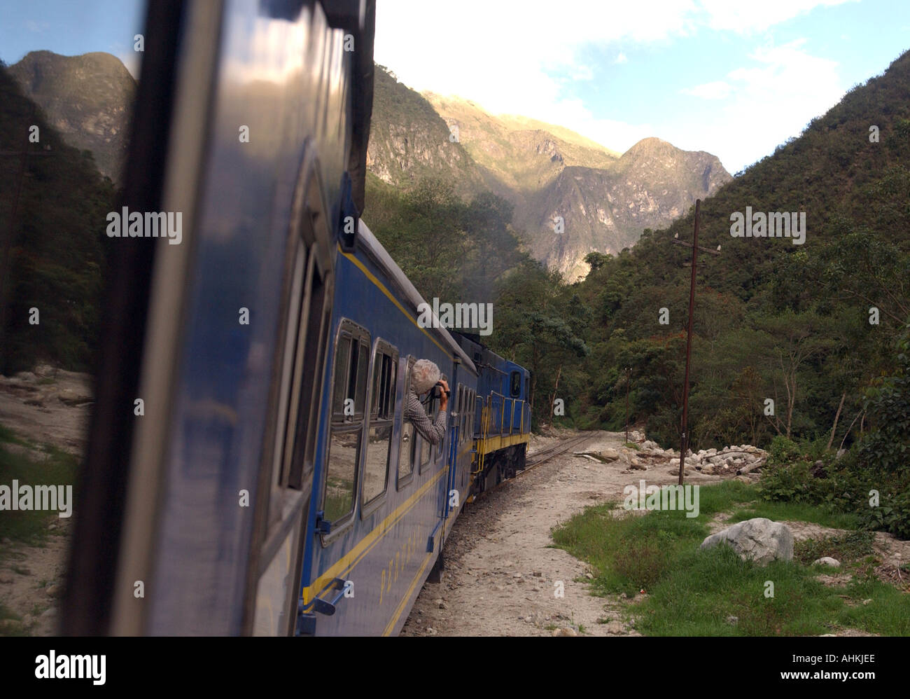 Train journey through peru hi-res stock photography and images - Alamy