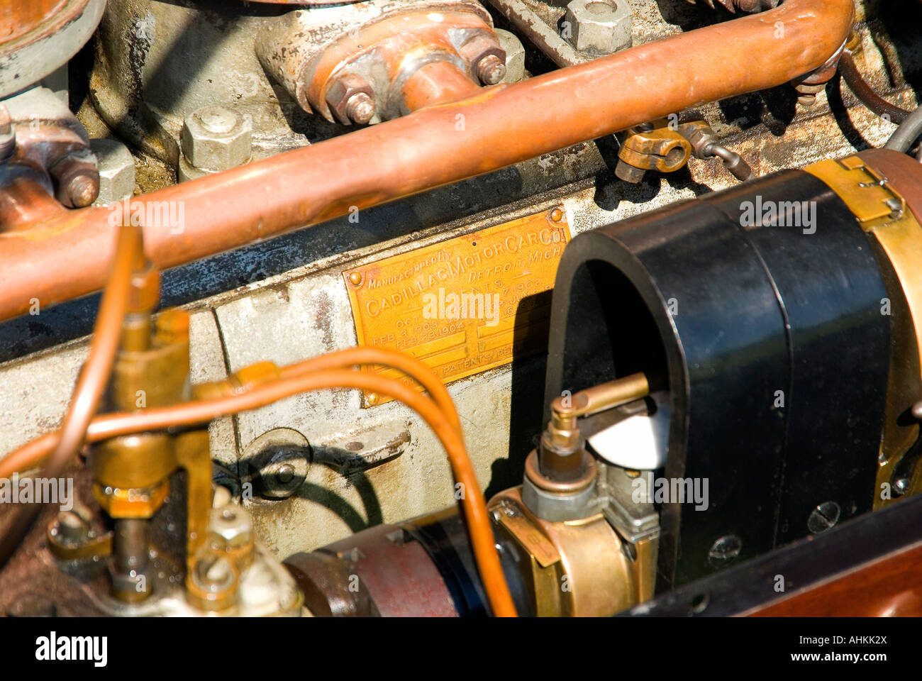 1911 Cadillac Model 30 Engine Block Stock Photo