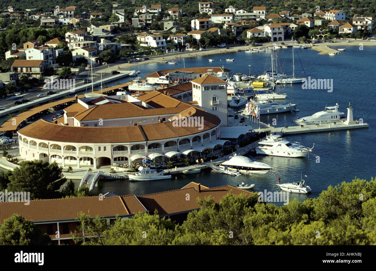 Kroatien Rogoznica Marina Frapa Staetdchen Rogoznica Mitteldalmatien Croatia Marina Frapa small Town Rogoznica Middle Dalmatia Stock Photo