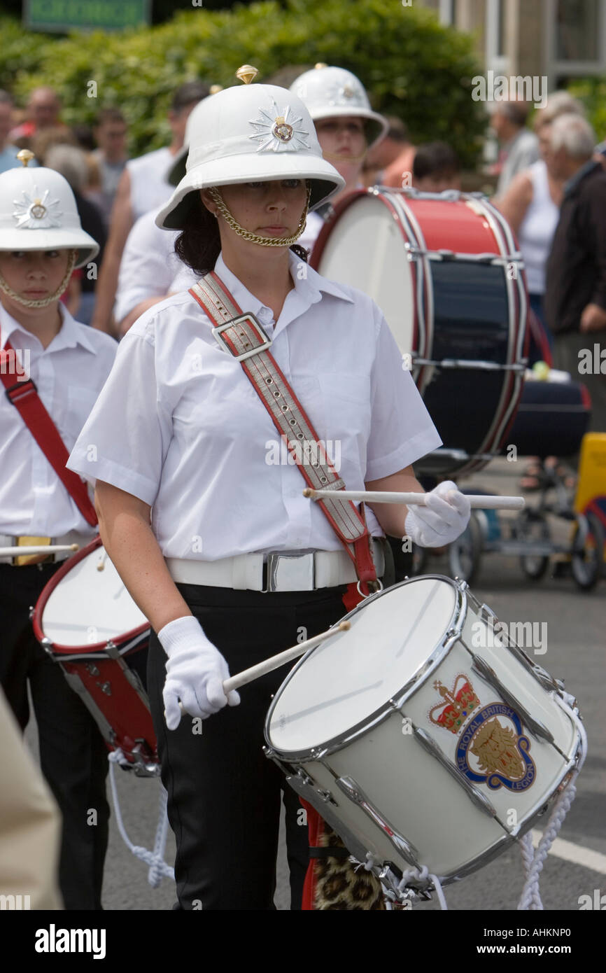 Marching band in the carnival parade Stock Photo Alamy
