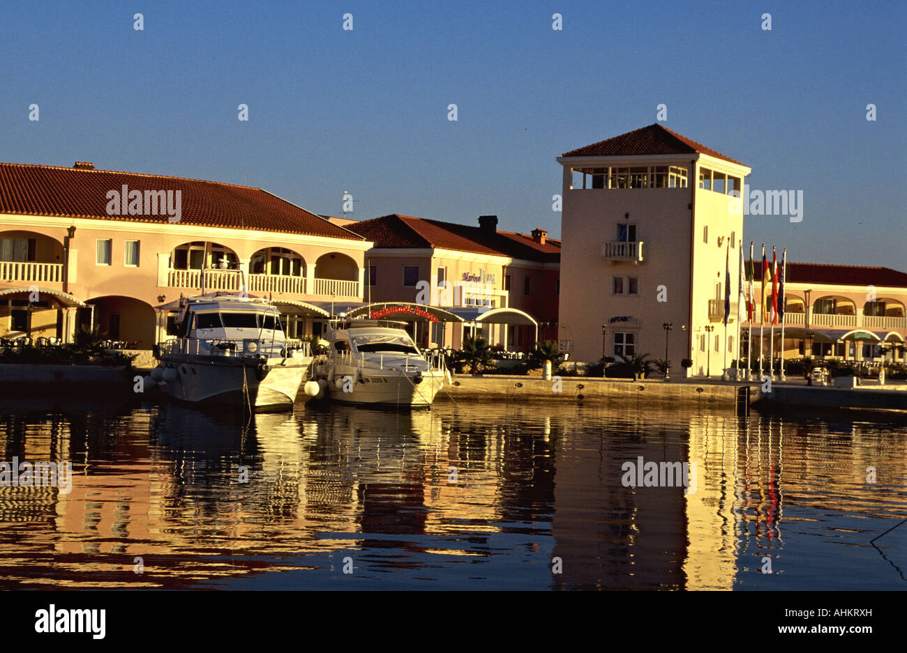 Kroatien Rogoznica Marina Frapa Staetdchen Rogoznica Mitteldalmatien Croatia Marina Frapa small Town Rogoznica Middle Dalmatia Stock Photo