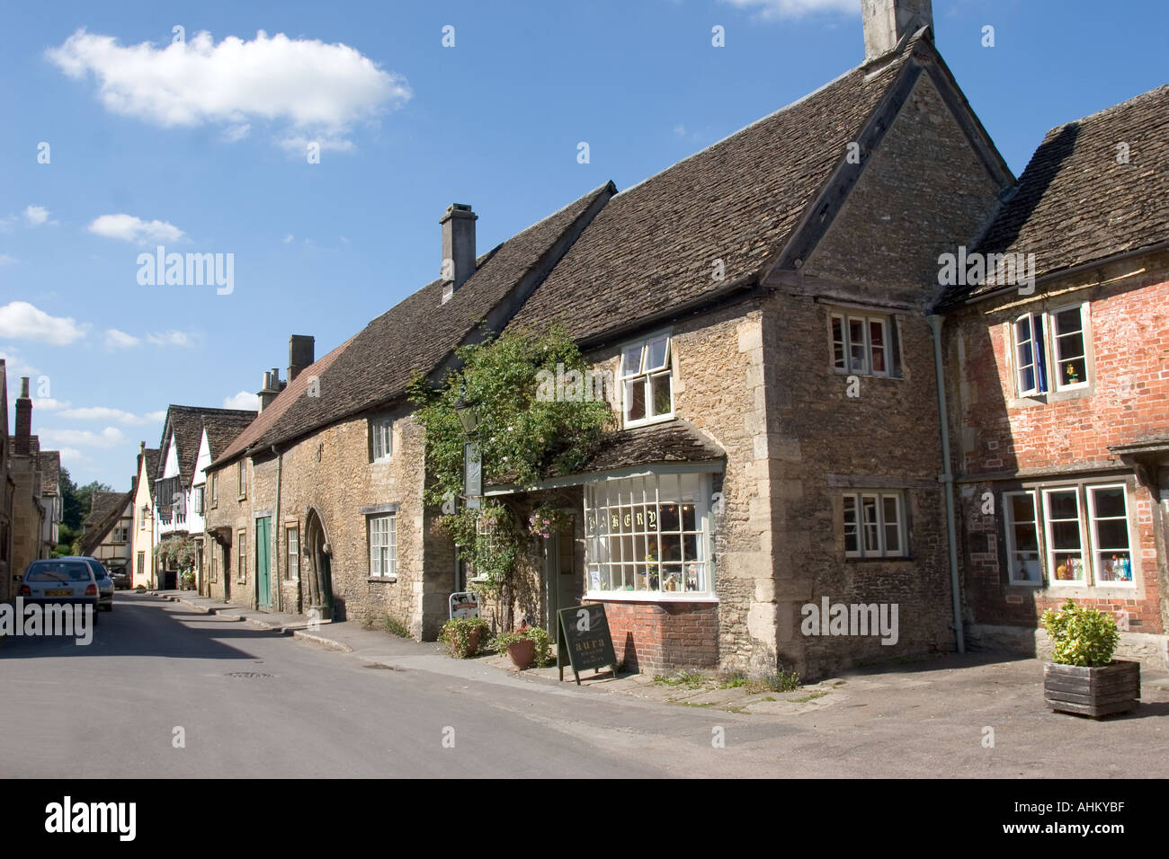 The village of Lacock near the Abbey home of Henry Fox Talbot pioneer ...