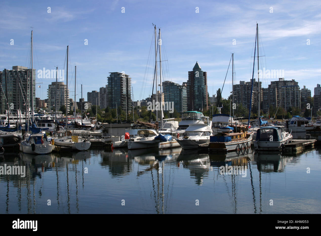 Vancouver false creek boats hi-res stock photography and images - Alamy