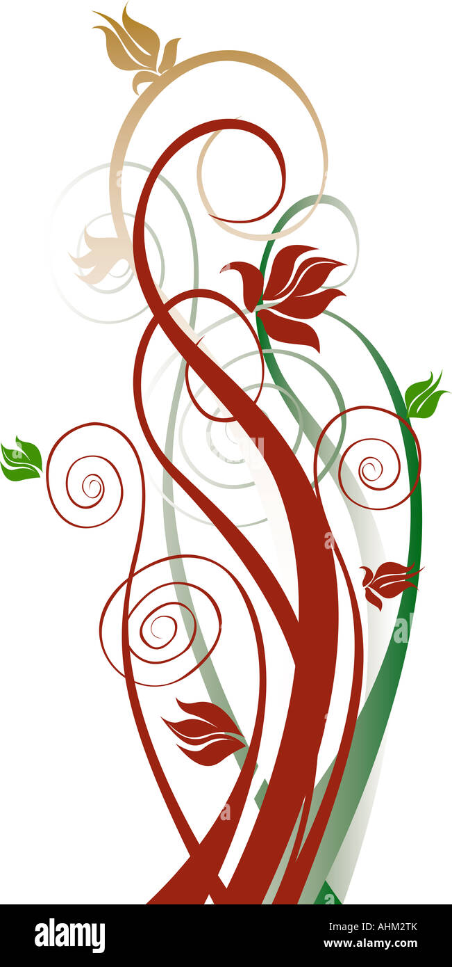 Floral illustration hi-res stock photography and images - Alamy