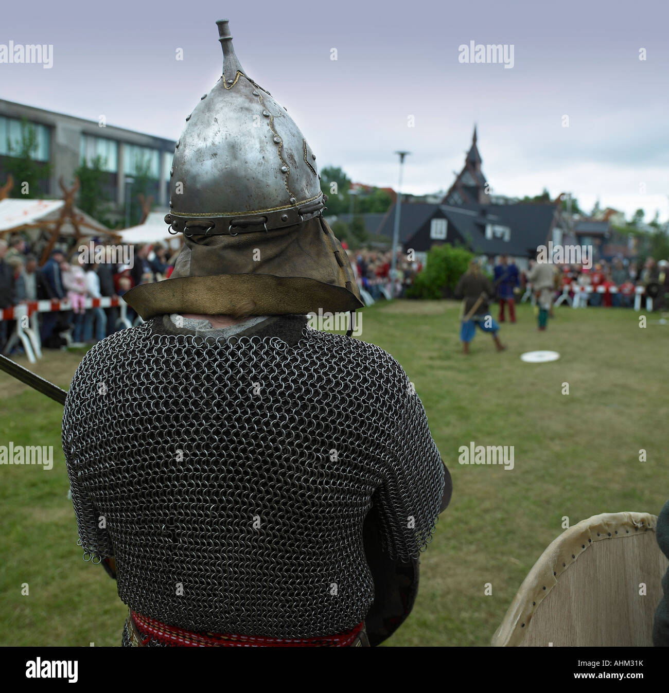 Viking festival Hafnarfjordur Iceland Stock Photo Alamy