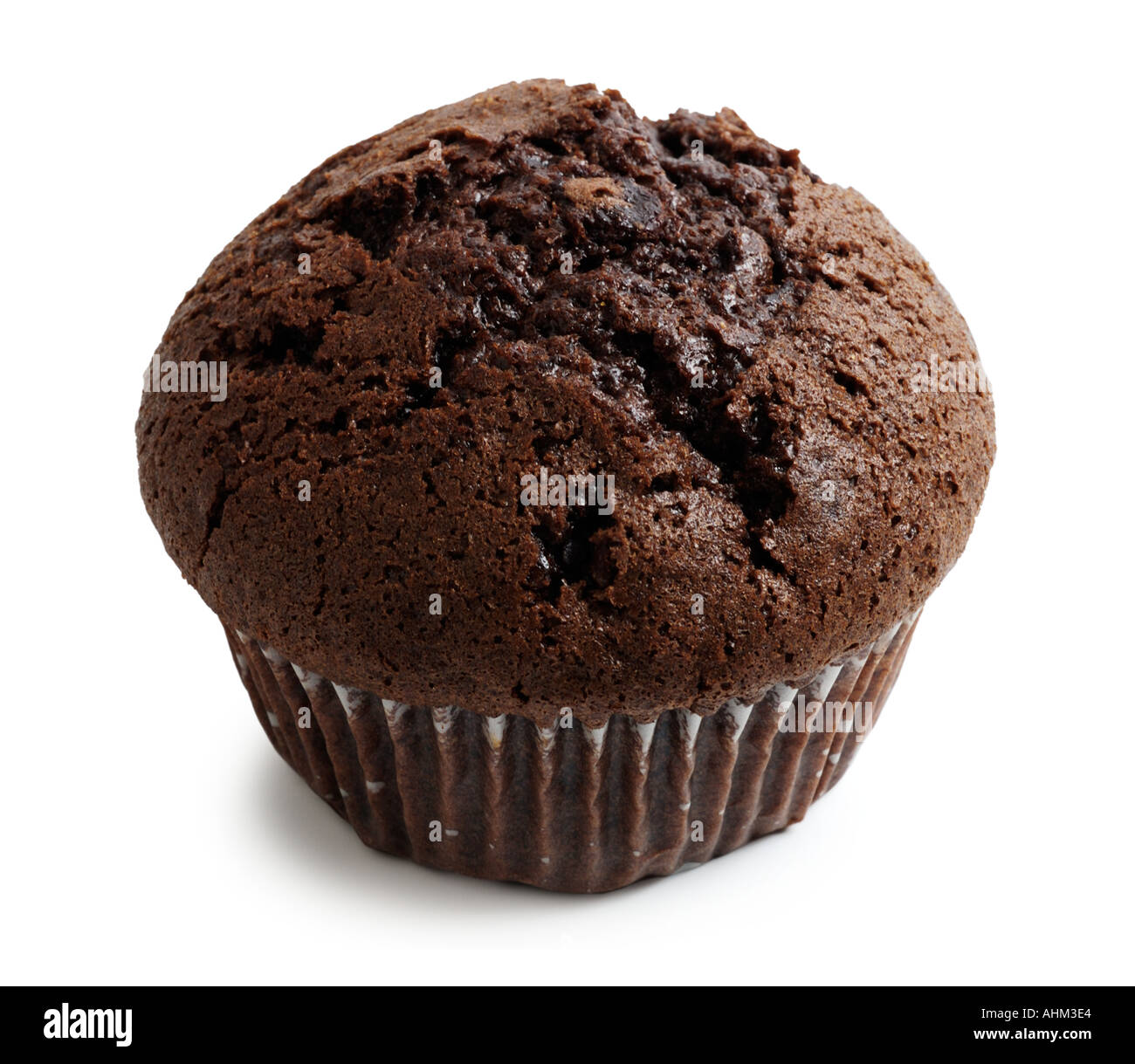 chocolate chip muffin Stock Photo