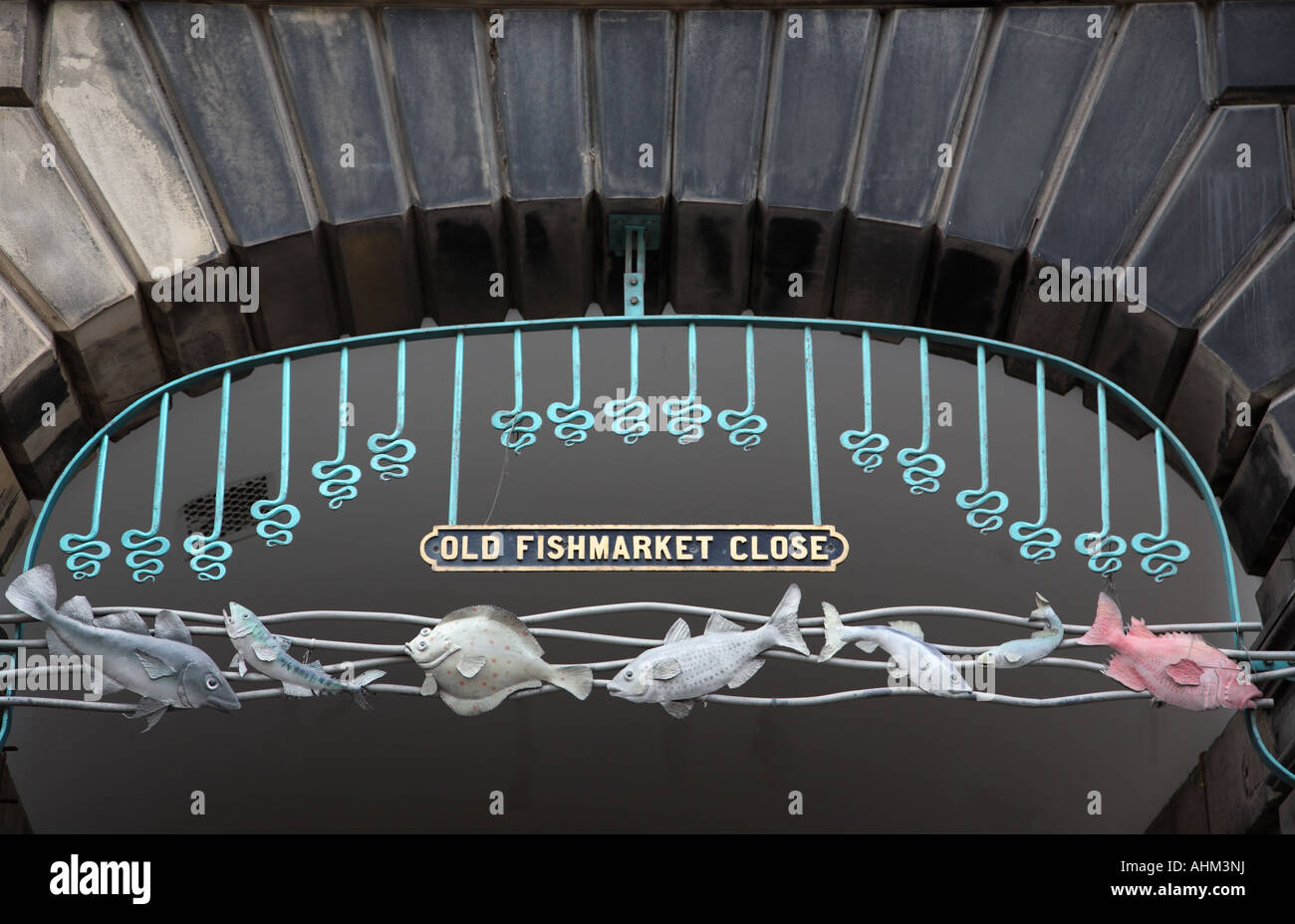 Old Fishmarket Close Edinburgh Scotland Stock Photo Alamy