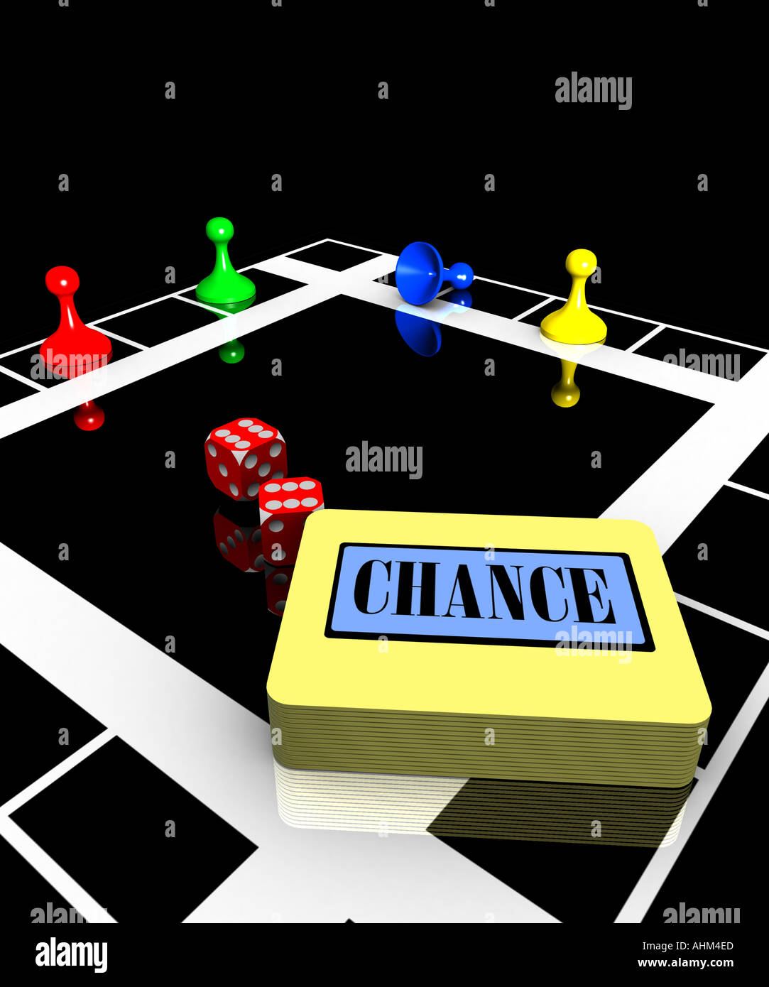 playing boardgame Stock Photo Alamy