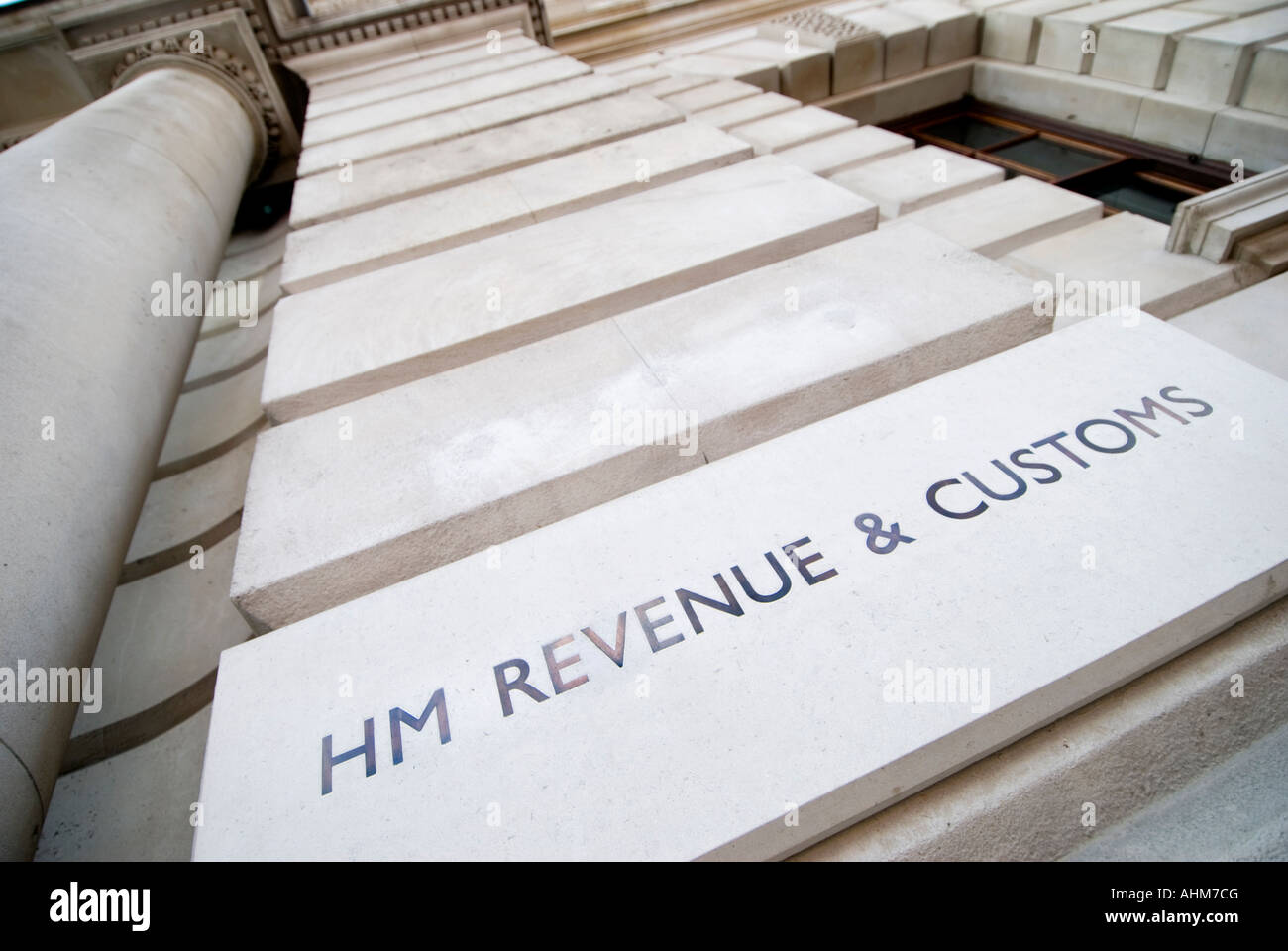 HM Revenue and Customs building on Whitehall Central London UK Stock Photo
