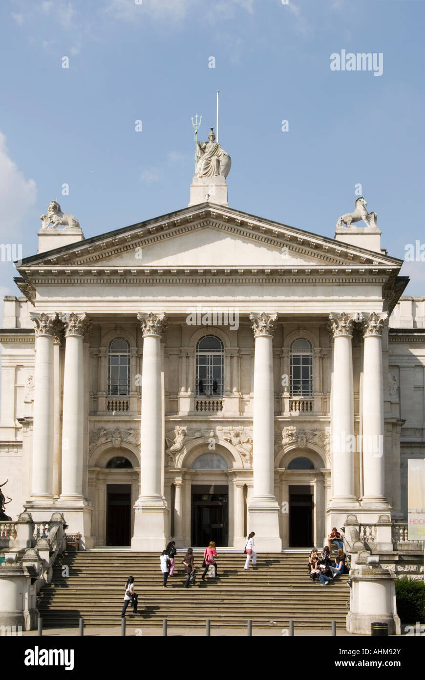 The national gallery of British art Tate Britain in London UK Stock Photo