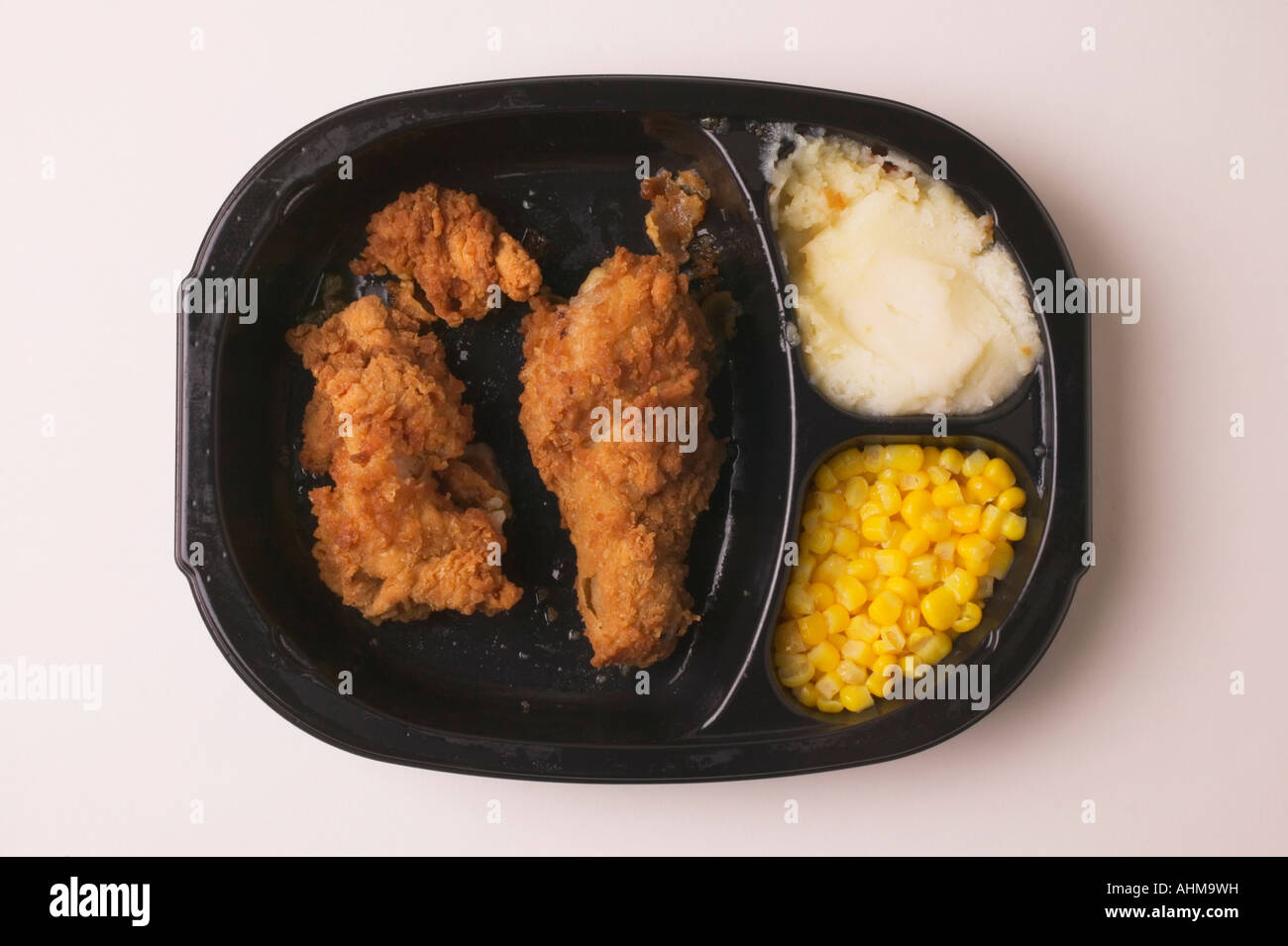 Chicken TV dinner Stock Photo Alamy