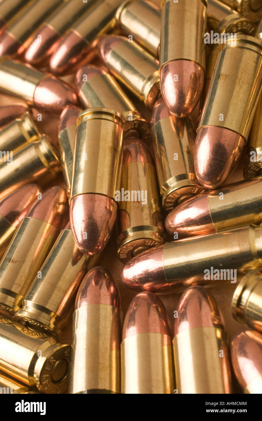 Ammunition 9mm Stock Photo